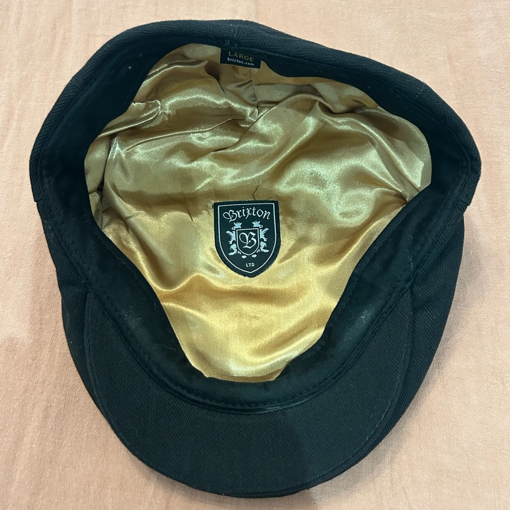 Brixton Black and Gold Hat